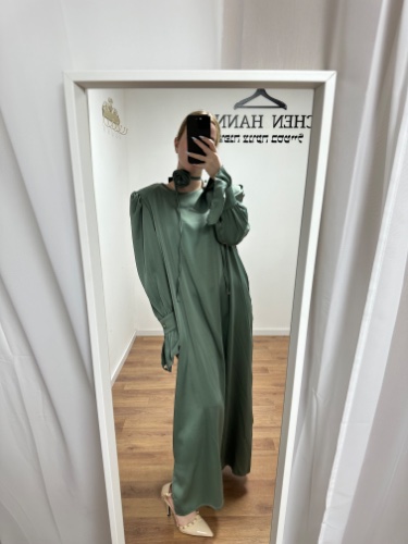 שמלת ברטה ירוק בקבוק מידה 3