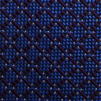 עניבה קלאסית מרובעים כחול רויאל