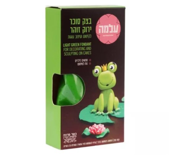 בצק סוכר עלמה 150 גרם ירוק