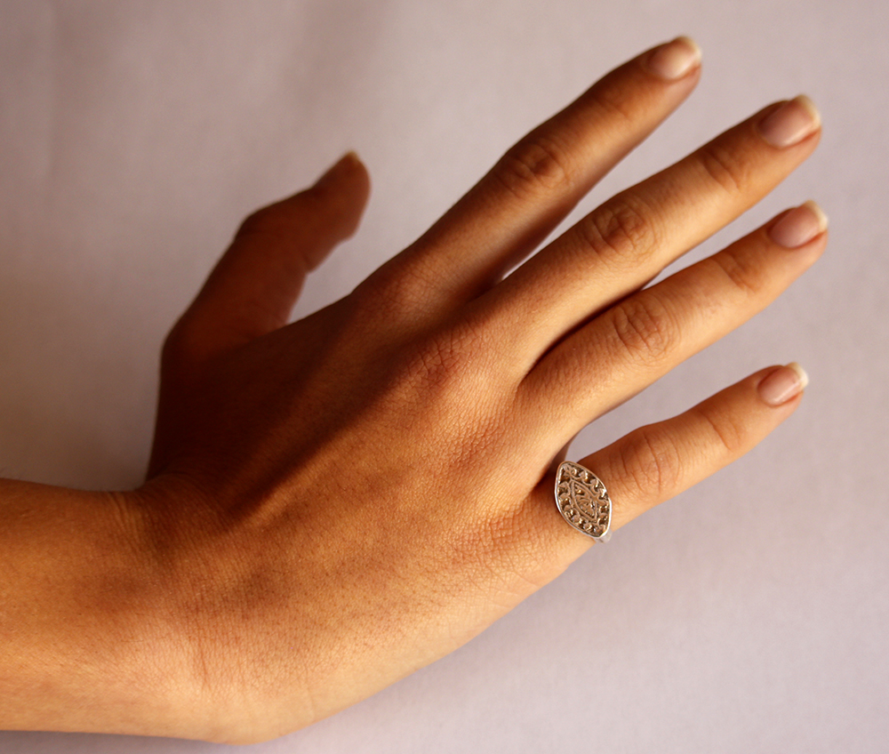 טבעת חותם עתיקה מהתקופה הרומית ביזנטית R118