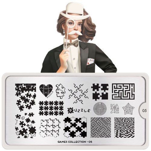 פלטת חותמות לציפורניים - Games 05