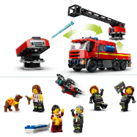 לגו סיטי - תחנת כיבוי עם כבאית 60414 - LEGO