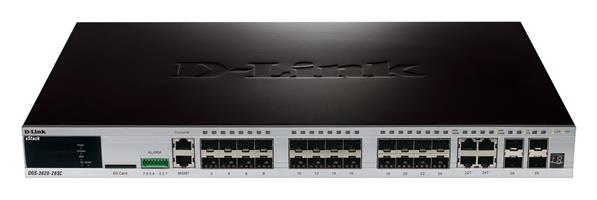 D-Link 28 Port Switch / 24-port Gigabit SFP + 4 x SFP + 4 x 10G SFP+