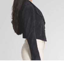 Bod & Christensen ADRIAN CROPPED SUEDE JACKET