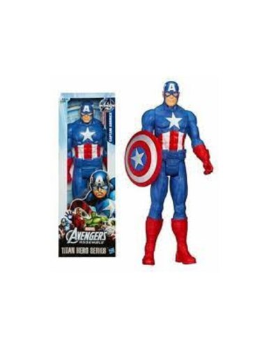 בובת קפטן אמריקה הנוקמים  בגובה 30 ס"מ - ASSEMBLE Hasbro
