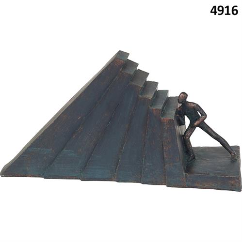 פסל אומנותי -"מזיז הרים" GRACIA GALLERY רוחב 36ס"מ, גובה 19ס"מ דגם 4916