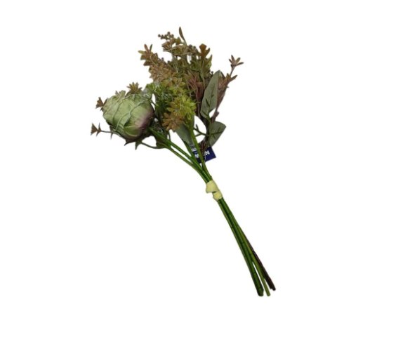 בוקט פרחים סגנון וינטאג' - ירוק