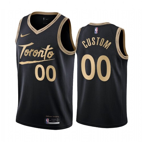 גופיית NBA טורנטו ראפטורס  city edition black new עם הדפסת שם ומספר ובחירה