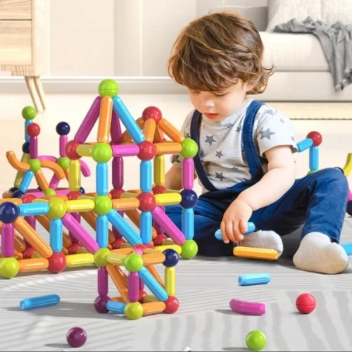 משחק בנייה מגנטים לילדים BMagnet