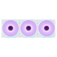 Lian-Li 120mm UNI FAN SL-INF FLEX Reverse Blade 3-Pack לבן