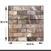 דגם - 13 - מדבקות טפט לקיר בעיצוב לבנים תלת-ממד - מבחר דגמים
