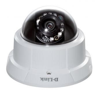 D-LINK IP CAM DOME 2MP WITH POE, DAY/NIGHT IR 10M VANDAL PROOF ONVIF