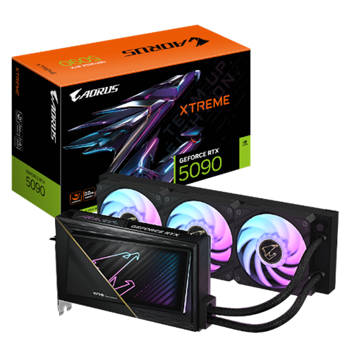 כרטיס מסך AORUS GeForce RTX 5090 XTREME WATERFORCE 32G