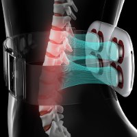 חגורת עיסוי EMS להקלה בכאבי גב ומותניים