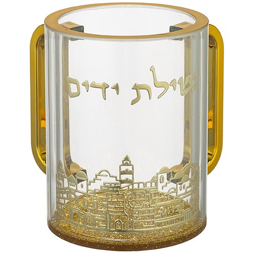 נטלה פרספקס מהודרת זהב