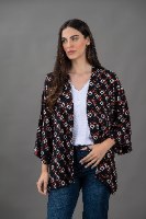 קימונו קיוטו מודפס וניטג'