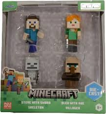 ג'אדה - מארז 4 דמויות מיינקראפט - 36266 JADA Minecraft