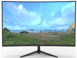 מסך גיימינג קעור Solid JYS238GW FHD 23.8 VA 240Hz 1Ms HDR10