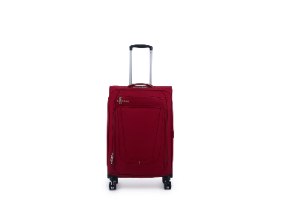 סט 3 מזוודות SWISS בד קלות וסופר איכותיות - צבע אדום