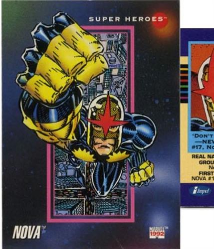 קלף בודד מארוול marvel - nova - Universe Series 3 - 61
