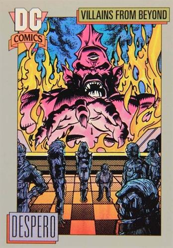 קלף בודד די.סי קומיקס DC Comics - Despero's Deadly Chessboard - Villains From Beyond - 130