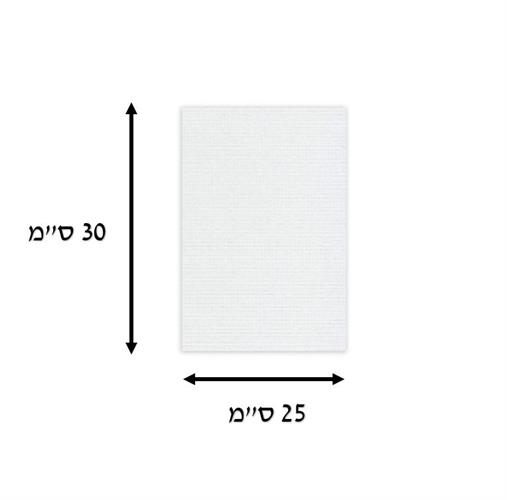 מסגרת קנווס מידה 25/30 ס"מ בד 250 גרם צ'יפר (קנבס / CANVAS)