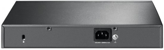 מתג 8 יציאות Tp-Link 10G Multi Gigabit Desktop Rackmount TL-SX1008 V1 – פנל אחורי עם שקע חשמל
