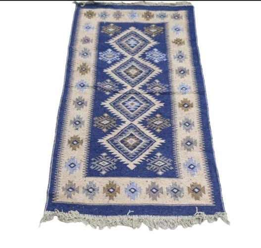 שטיח כילים 80X150 ס"מ כחול/אדום