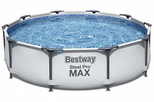 בריכה עגולה BESTWAY דגם 56408 + משאבת נייר 330 גלון