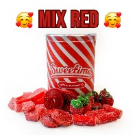 מיקס גומי אדום RED MIX ❤️ - חצי קילו כולל קופסאת פח ממותגת!