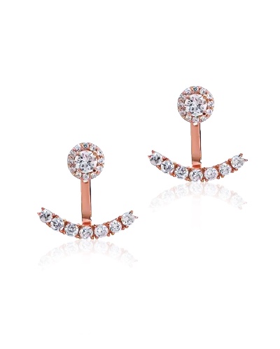 Bell Earrings Rose Gold