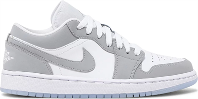 Wmns Air Jordan 1 Low White Wolf Grey