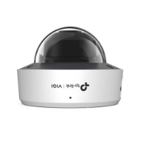 מצלמת רשת כיפה Vigi S285 2.8mm 8MP – מצלמה בודדת בצבע אפור בהיר עם כיפה שקופה כהה למעלה
