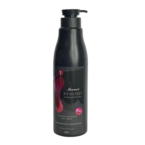 קרם הזנה אינטנסיבי לכף הרגל עם אפקט הקטיפה sharon’s- Fit my feet step 6