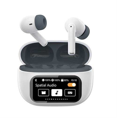 זוג אוזניות איכותיות  PiZZi  F11 EarBuds עם ביטול רעשים ותצוגה דיגיטלית דגם PZ-5230