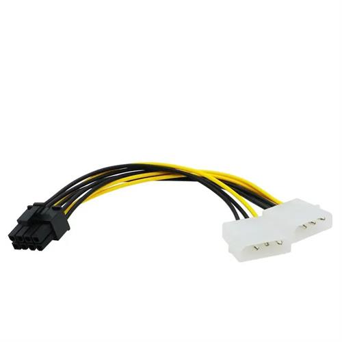 כבל  – 2xMolex to 1x8pin PCIe
