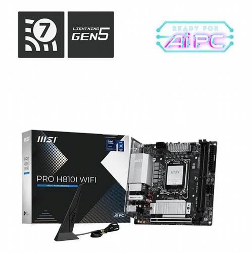לוח אם MSI PRO H810I WIFI LGA1851 DDR5