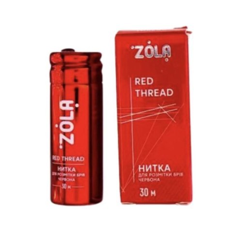 Zola חוט סימון לשרטוט 30 מטר- אדום
