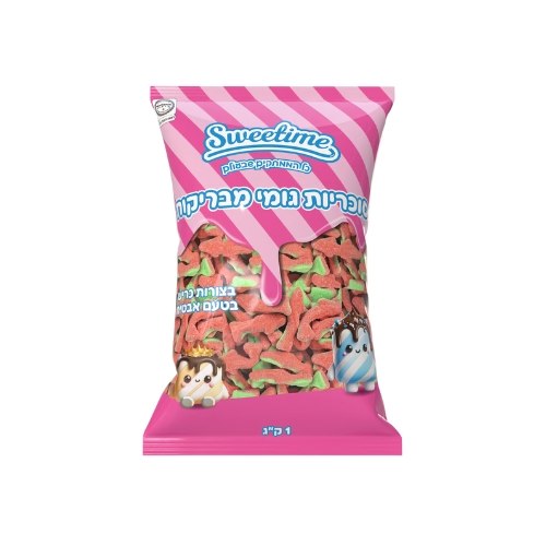 קילו גומי בצורת כריש בטעם אבטיח