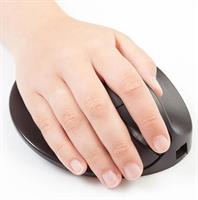עכבר ארגונומי HandShoe Mouse בעיצוב ייחודי בצורת כפפה – לתמיכה מלאה בכף היד