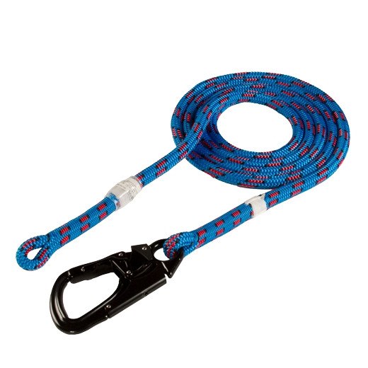 חבל למערכת מיקום ותמיכה כולל טבעת סנאפ Rope Logic Blue Moon Spliced