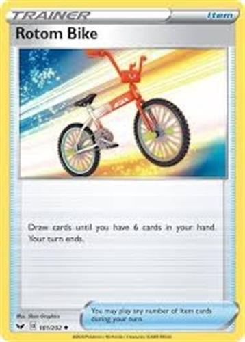 קלף בודד single פוקימון - rotom bike - Sword & Shield - 181/202