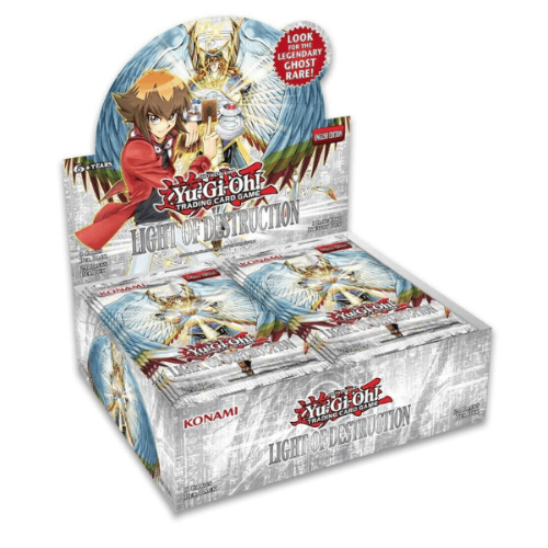 Yu-Gi-Oh! Light of Destruction Unlimited Reprint Booster Box קלפי יו-גי-הו TCG מקוריים בוסטר בוקס