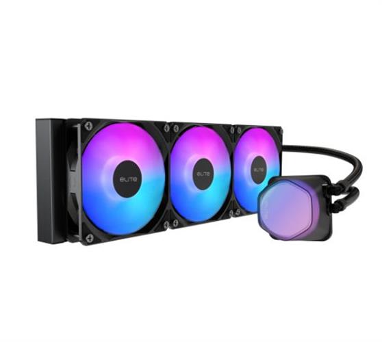 קירור נוזלי משולש שחור Cooler Master Elite Liquid 360 ARGB