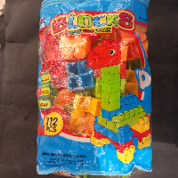 קוביות הרכבה בשקית 112 חלקים גדולים  55823