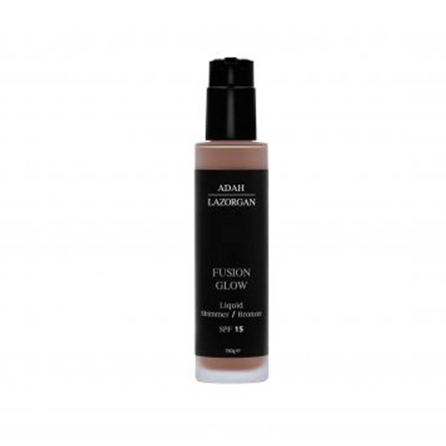 שימר נוזלי לגוף בגוון כסוף פנינה Adah Lazorgan Fusion Glow 2 – Silver Rose