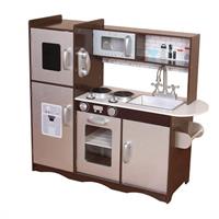מטבח עץ לילדים חום מיוחד מדגם PLK502