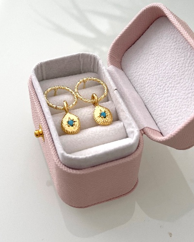 Moon Earrings Gold