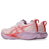 Asics Novablast 5 Women White Coral Reef אסיקס נובה בלאסט לנשים צבע קורל