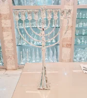 חנוכיה מכסף טהור דגם galil